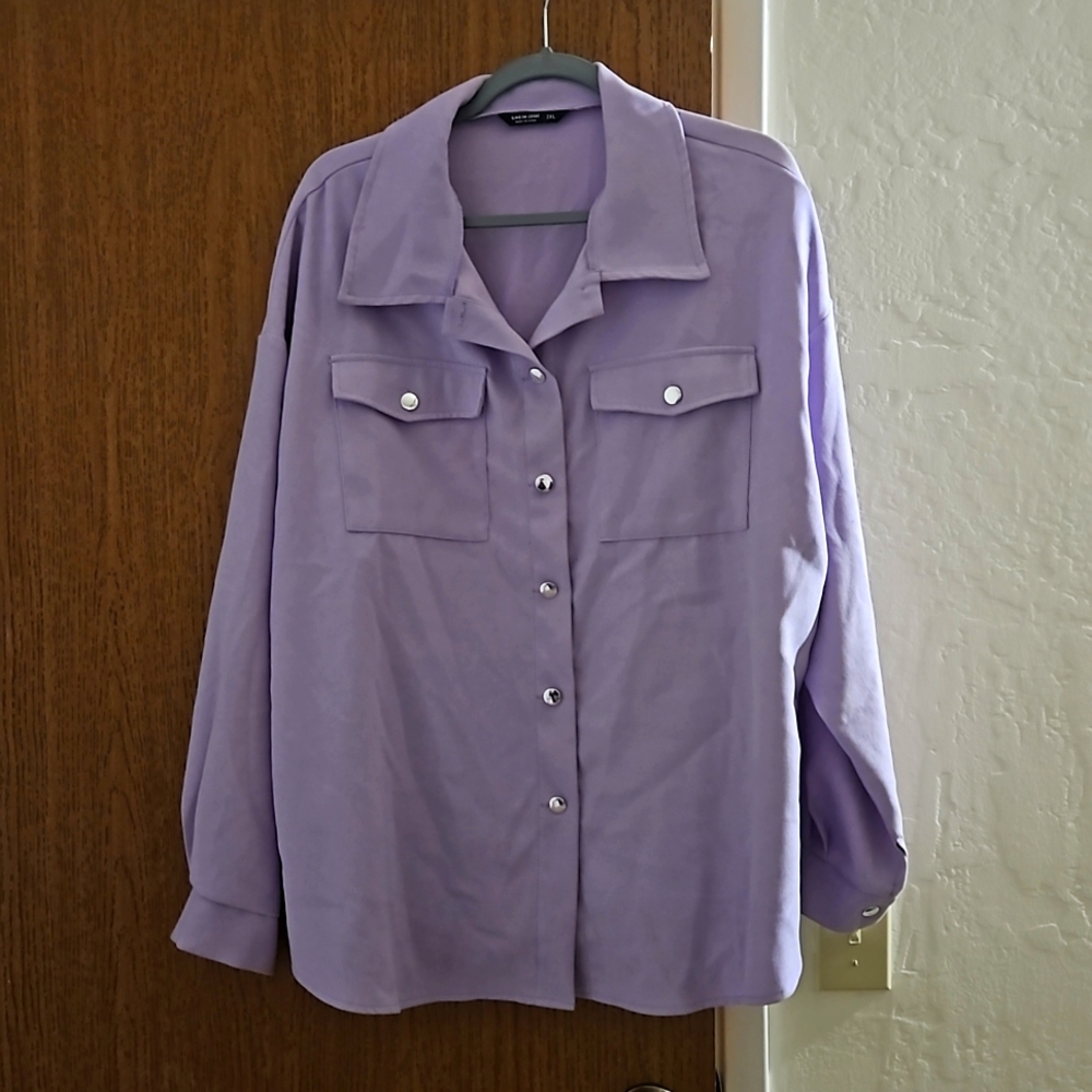 Lavender corduroy jacket